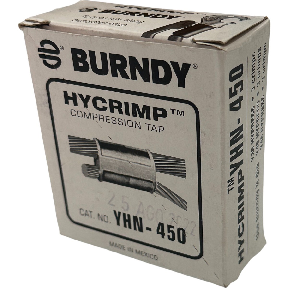 BURNDY YHN-450 COMPRESSION TAP CONNECTORS | eBay