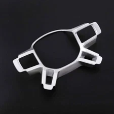 20-2023 Frame Trim For Land Rover Defender Steering Wheel Control Matte Silver