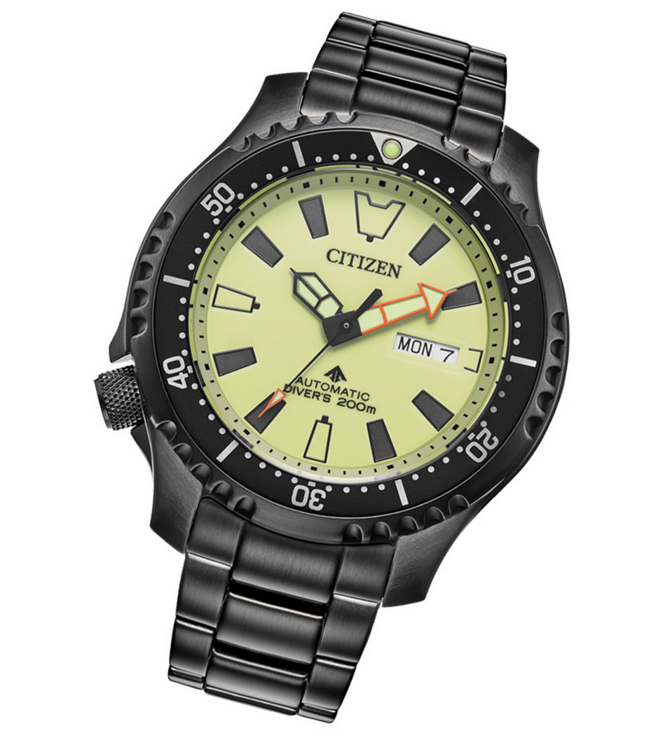Citizen Promaster Automatic Sapphire Crystal Yellow Diver's Watch