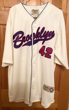 Vintage Brooklyn Dodgers Jackie Robinson Throwback Sewn Baseball Jersey Size:XL