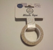 Crafts CB Washi Tape 30' Farmhouse Summer Flowers Dainty Floral