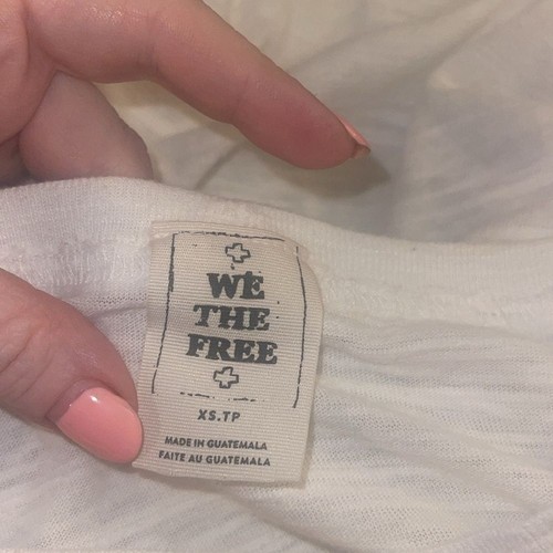 We the Free People Cold shoulder cut out Alex Tee T shirt top. X-small. - Picture 10 of 12