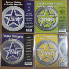 LEGEND KARAOKE CD G 4 disc set ARETHA FRANKLIN  FRIENDS ETTA,ANITA,GLADYS