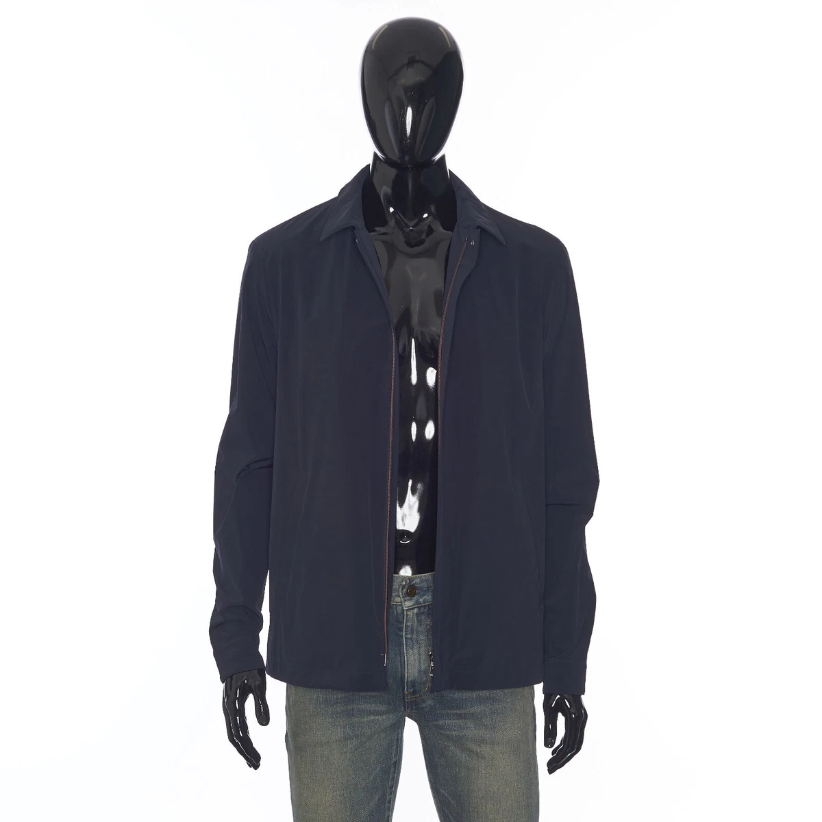 Navy shirt black jacket cheap