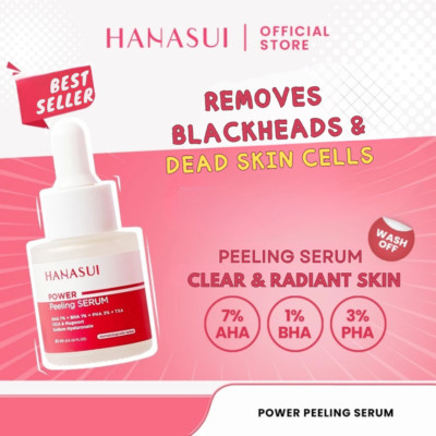 HANASUI Power Peeling Serum 20ml AHA BHA PHA Exfoliating Brighten