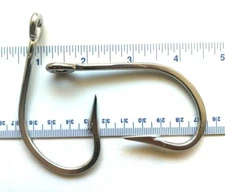 20 GT Stainless Steel 7731A Sea Demon Style Big Game Fishing Hooks - size 10/0 
