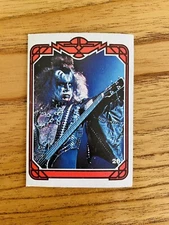 1981 Gene Simmons Kiss Stani Argentina Rare Trading Card Rookie #26