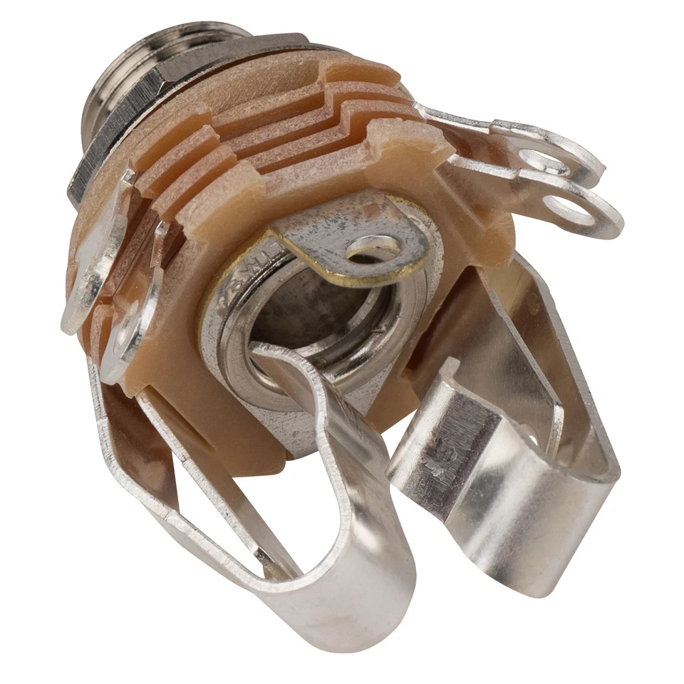 Switchcraft 14B 1/4" Conector Estéreo Hembra Montaje en Panel Doble Circuito Cerrado Foto 2 de 3