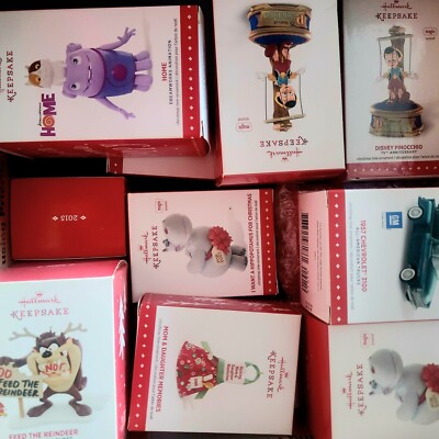 HALLMARK KEEPSAKE ORNAMENTS 2012 2013 2014 2015 YOU PICK CHOOSE SELECTION NIB
