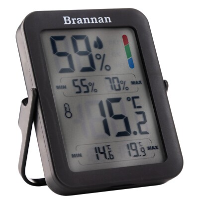 Raumthermometer Digital Max Min Innentemperatur Luftfeuchtigkeit Messgerät