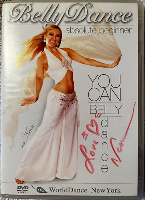 DVD Belly Dance Absolute Beginner with Neon, 2006 USA, original Autogramm NEON