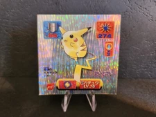 Pokémon Pikachu (Secret) Silver Prism Amada Sticker (1997)