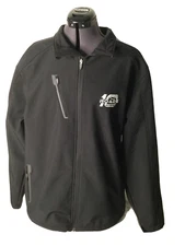 Port Authority Men's Jacket Coat Black Size XL 10 ROADS Express Logo J324