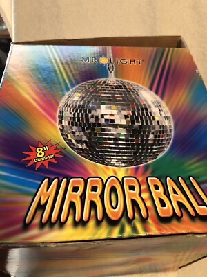 Vintage Mr Light Mirror Ball/Disco Ball 8” Diameter | eBay