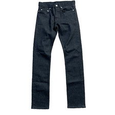 SANDRO Paris Black Dark Wash Button Fly Jeans 27