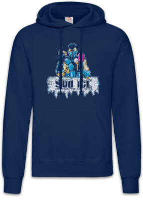 Sub Ice Hoodie Kapuzenpullover Mortal Fun Cream Maker Sub-Zero Kombat Gamer