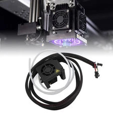 Full Assembled Hotend Heating Block Nozzle Cooling Fan Extruder Hot End Kit♡