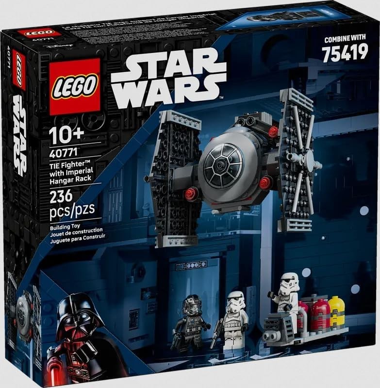 【ダイダイ】STAR WARS 40個セット LEGO 40771 Star Wars: TIE Fighter with Imperial Hanger Rack
