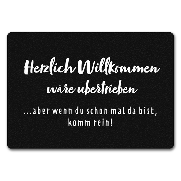 Herzlich Willkommen WäRe üBertrieben FußMatte In 35X50 Cm Ohne Rand-image