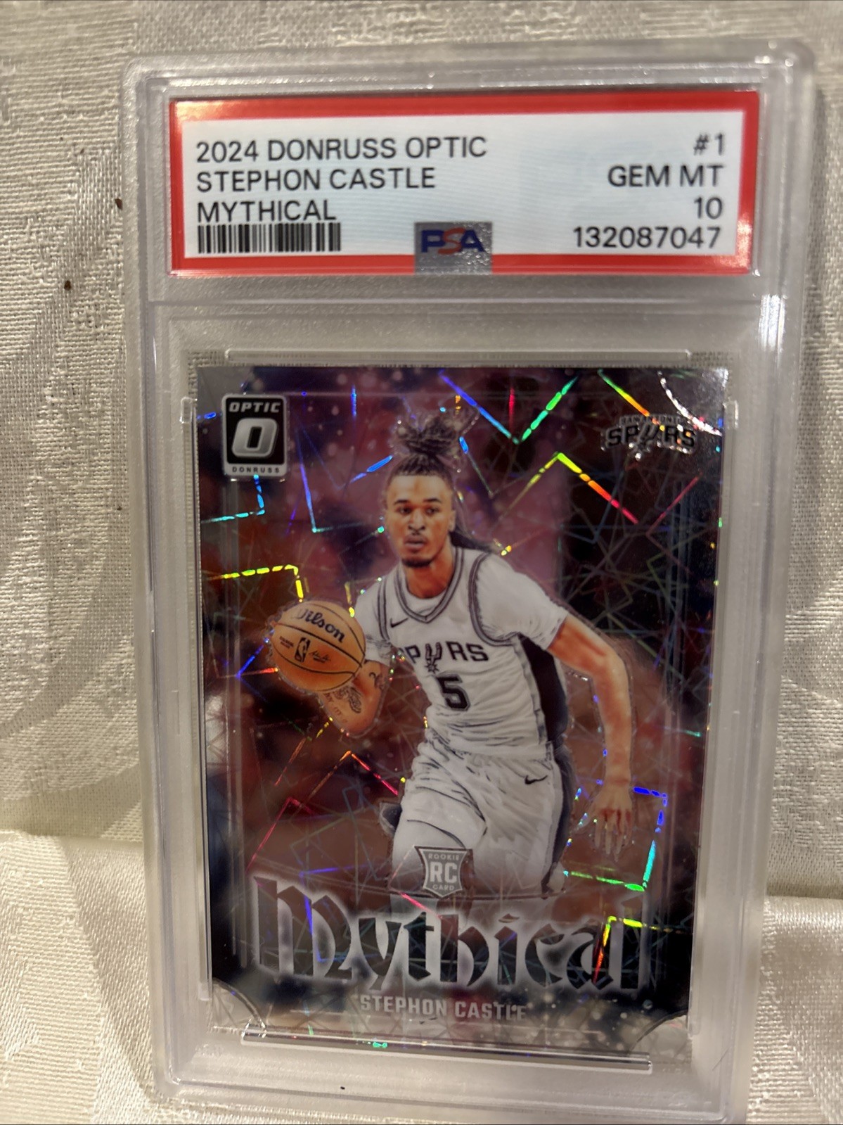 2024 Donruss Optic Mythical Stephon Castle PSA 10 CASE HIT 🔥🔥🔥🔥