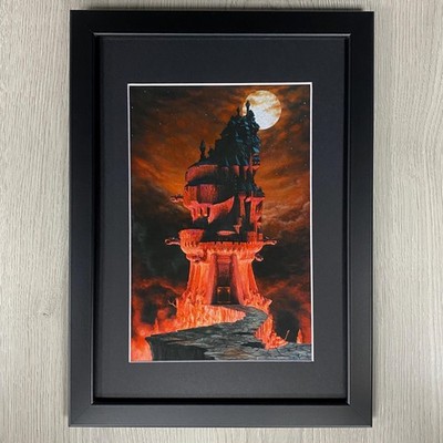 Gerahmte Paul Bonner Kunst. Sci-Fi Fantasy