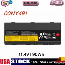 77  New 00NY492 00NY493 Battery For Lenovo Thinkpad P50 P51 P52 L17L6P51 90Wh