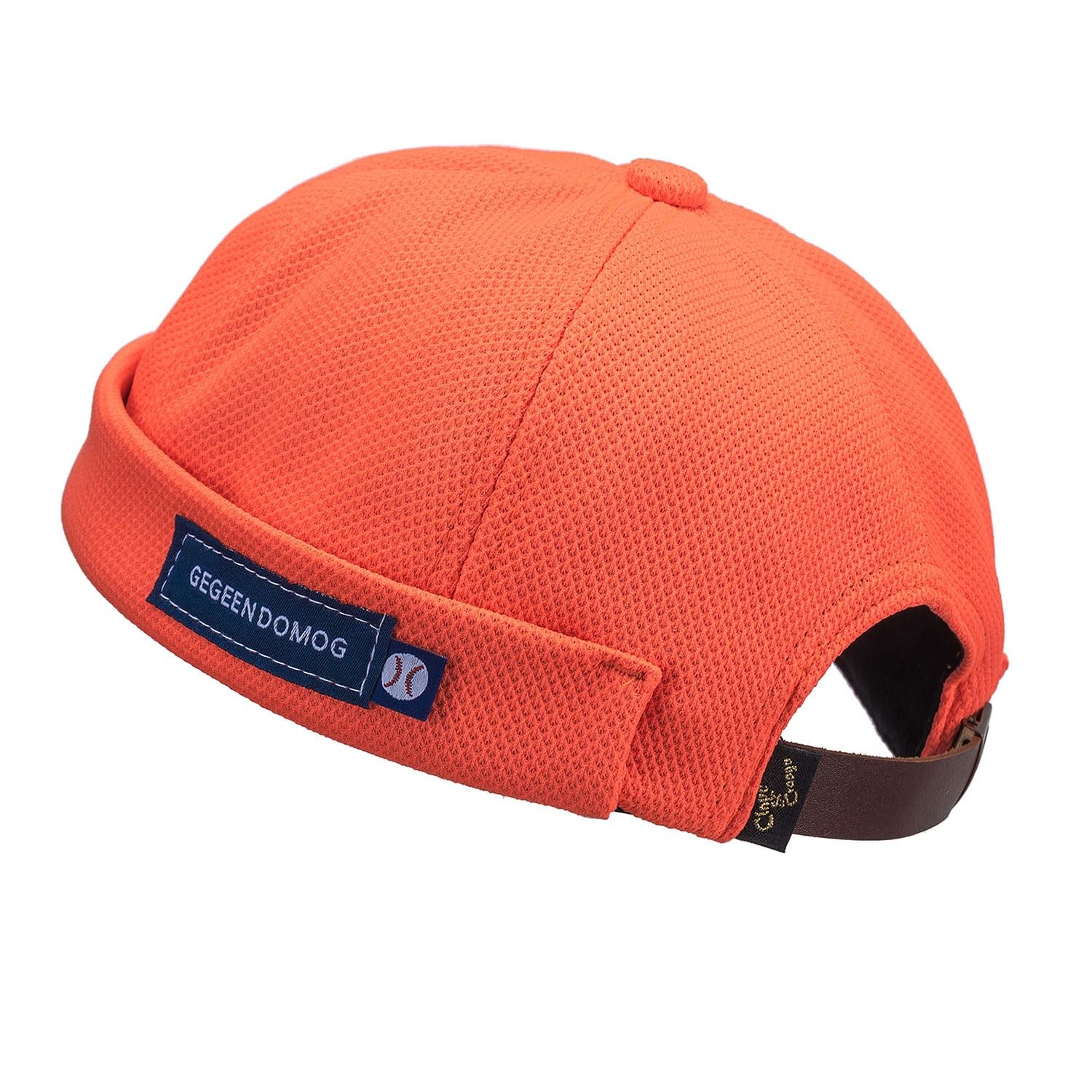 Bonnet docker noir en coton réglable pour homme et femme style retro urbain