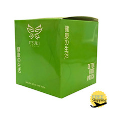 50 Pieces Itsuki Kenko Detox Foot Patch Cleansing Body Toxin Aches Pain 1 unit
