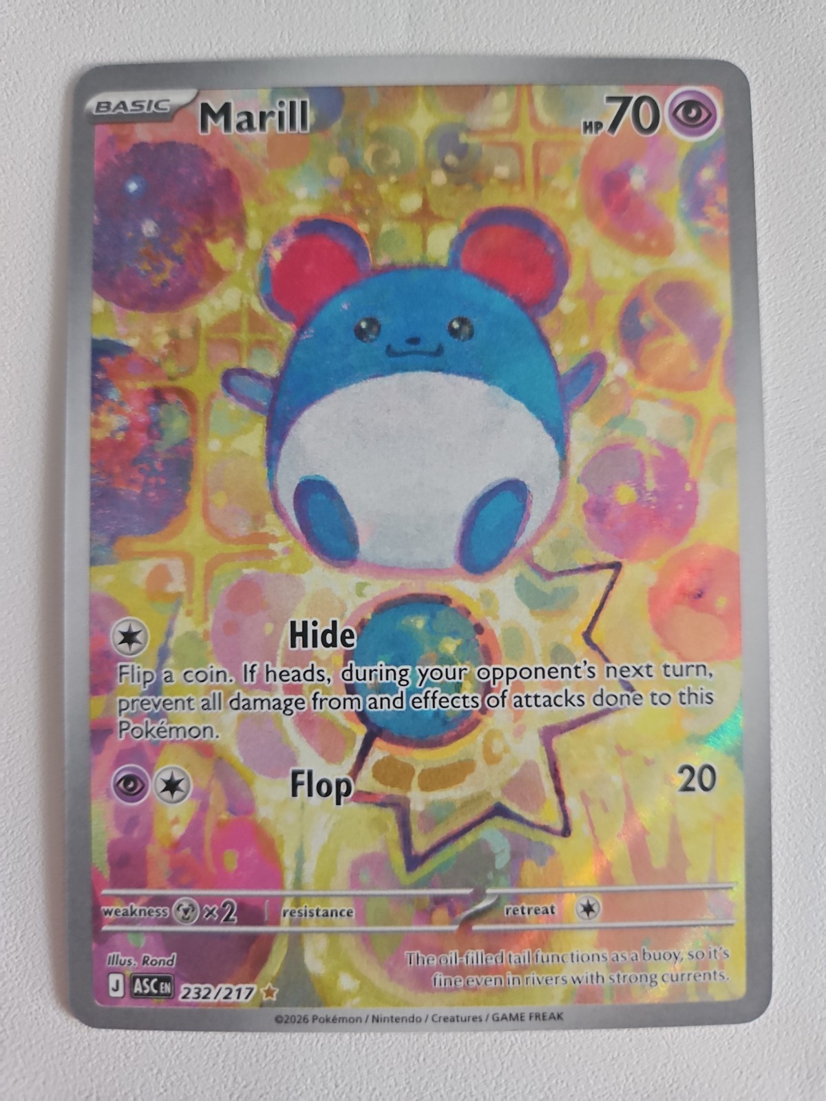 Marill 232/217 Me: Ascended Heroes Holo