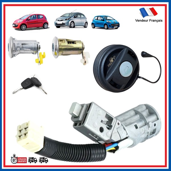 Pack SchlöSser + Neiman Citroen C1 Peugeot 107 Toyota Aygo 2005-2014 1608745880-image