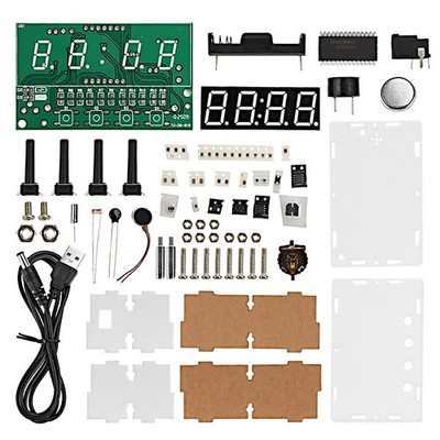DIY Electronic Clock Multi-function Digital Clock Soldering Practice Kit DC5V