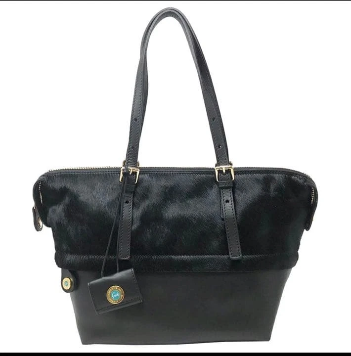 GABS 3-Way Convertible Bag Purple Leather A4 Size Authentic Italy Rare - Image 2 of 4