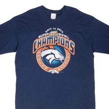 VINTAGE NFL DENVER BRONCOS SUPER BOWL XXXIII CHAMPIONS 1998 TEE SHIRT 2XL