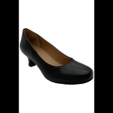 Array Flatter Pumps/Black /Heel/Leather Upper...