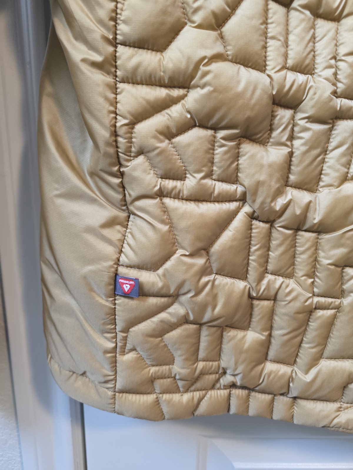 NEW Adidas Terrex XPR LF Hiking Jacket Primaloft Tan Men's Size L JL9750 image 6