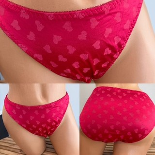 SLIP BIKINI VINTAGE SATINATO ELASTICIZZATO SECONDA PELLE di LOVABLE taglia L