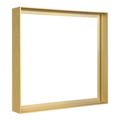 Floater Frame for 36x36 Canvas Paintings, DIY Metal Floating 36x36'', Gold