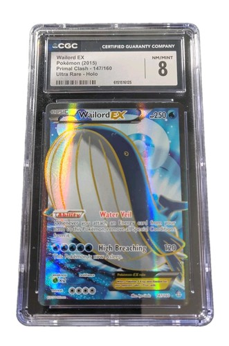 Wailord-EX graded CGC 8 for sale on eBay