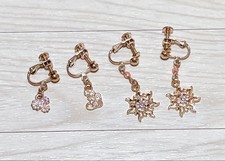 Disney Rapunzel earrings pink gold set bulk sale Accessories