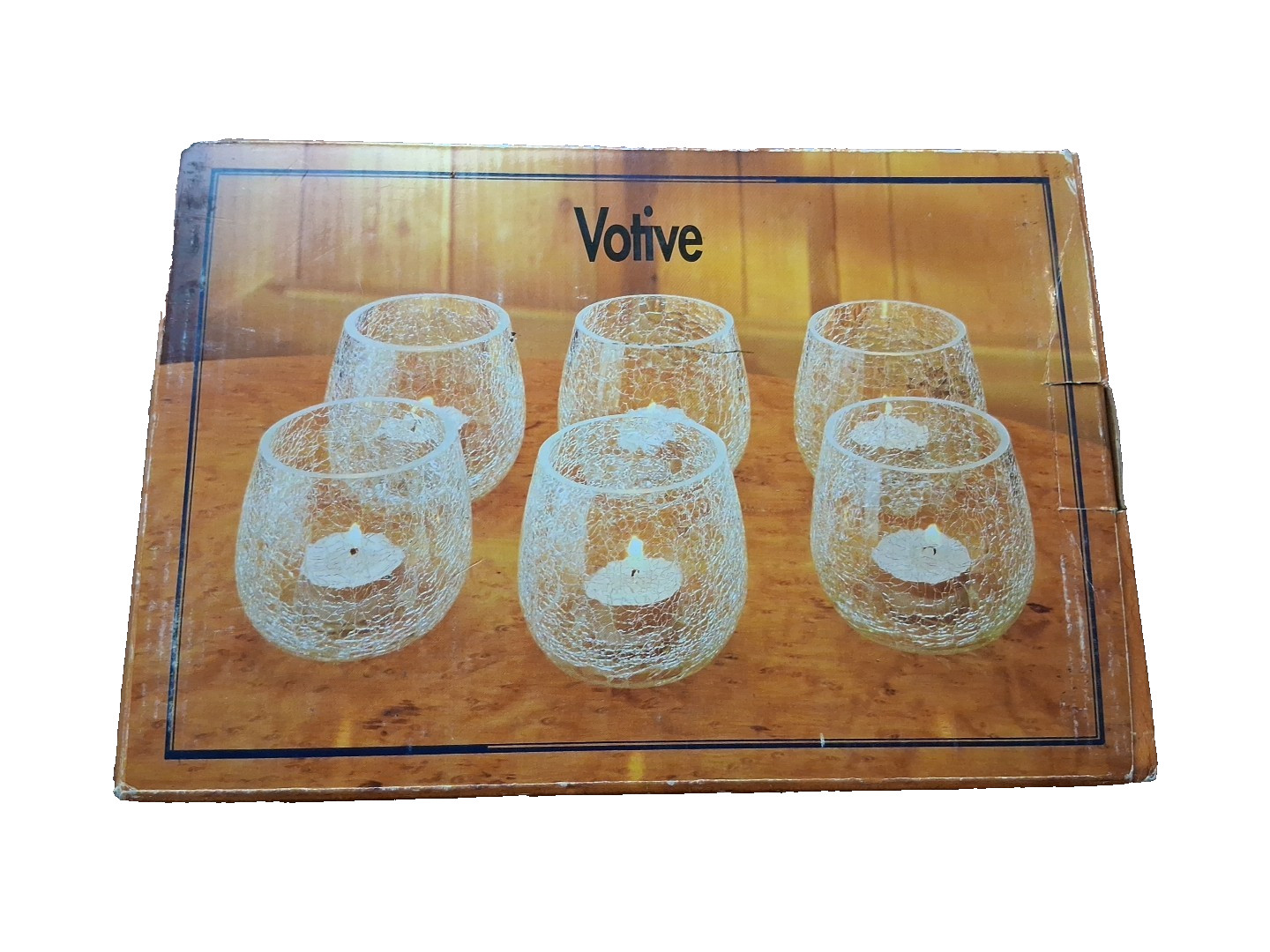New In Box Set Of 6 Clear Color