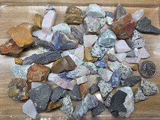 1 LB Mixed Rough Stones for Tumbling Natural Rock Lot