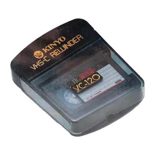 Kinyo VHS-C Aufwickler VC-120A VC-120 mit Netzteil für 4 AA-Batterien schwarz