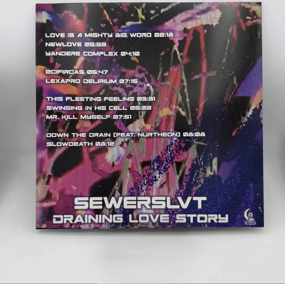 Sewerslvt – Draining Love Story Pink Vinyl LP Geometric Lullaby MINT - IN HAND - Image 2 of 4