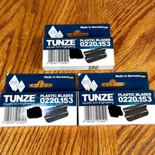 Lot of 3 ~ Tunze ~ Care Magnet Plastic Blades 86mm ~ 2 Blades Per Box ~ 0220.153