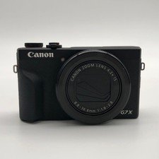 Canon PowerShot G7 X Mark III 20.1MP f/2.8 Black Compact Digital Camera