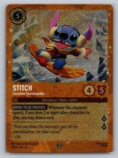 Stitch - Carefree Snowboarder - Disney Lorcana Promo Card