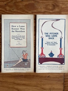 Two Vintage 1924 Osteopathic Health Brochure Testimonial Booklet