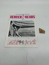 1976 Denver Bears Souvenir Program Baseball John McHale Jim Burris Stadium