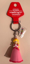 NWT Universal Studios Epic Universe Super Nintendo World Peach 2 1/2" Keychain