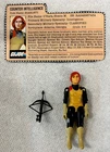 gi joe straight arm Scarlett Complete With Card